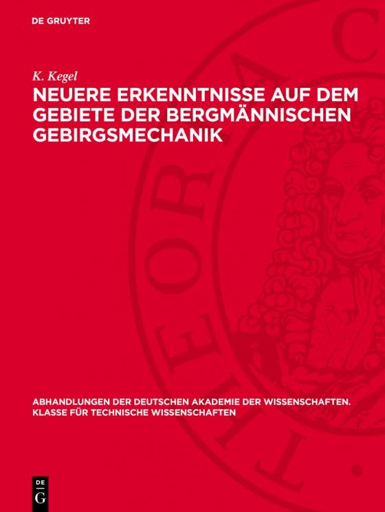 Cover-Bild Neuere Erkenntnisse auf dem Gebiete der bergmännischen Gebirgsmechanik