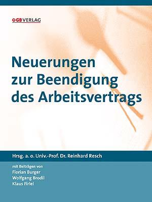 Cover-Bild Neuerungen zur Beendigung des Arbeitsvertrags