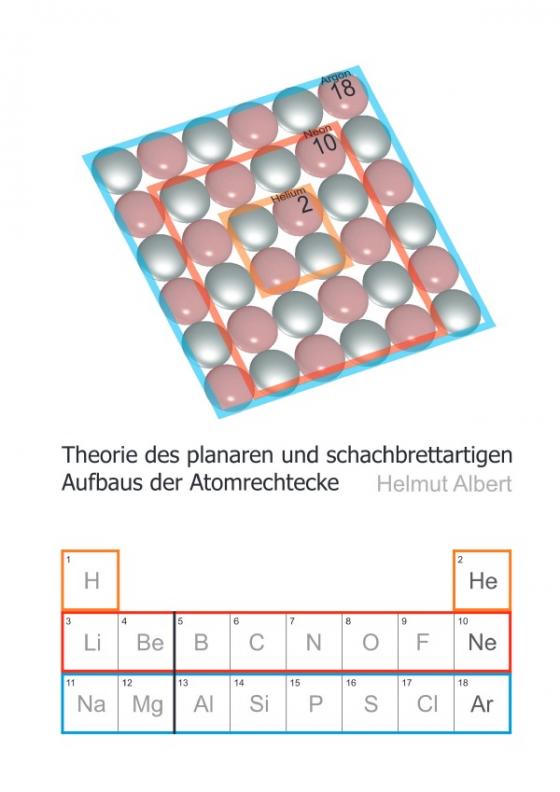 Cover-Bild Neues Atommodell / Theorie des planaren und schachbrettartigen Aufbaus der Atomrechtecke