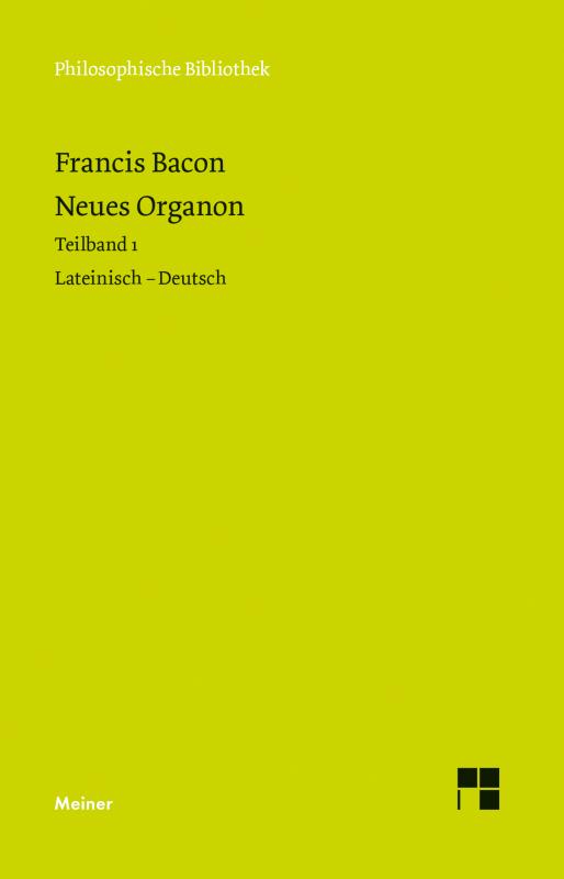 Cover-Bild Neues Organon. Teilband 1