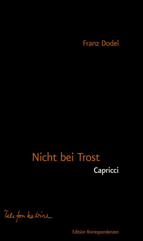 Cover-Bild Nicht bei Trost. Capricci