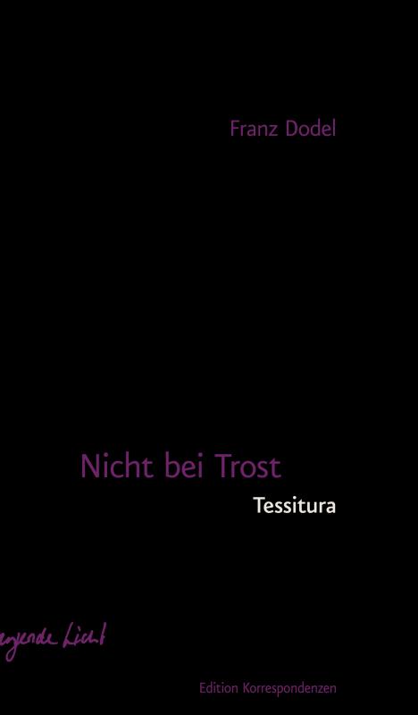 Cover-Bild Nicht bei Trost. Tessitura