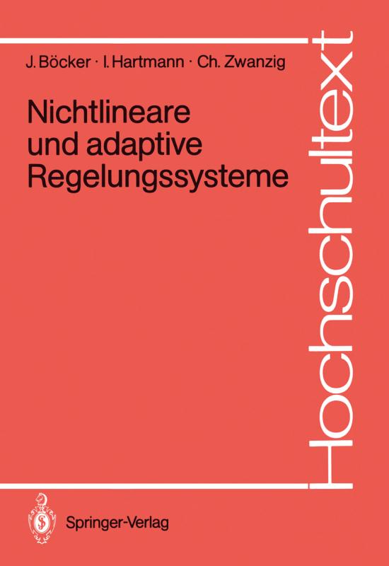 Cover-Bild Nichtlineare und adaptive Regelungssysteme