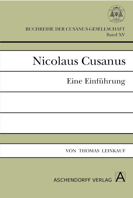 Cover-Bild Nicolaus Cusanus