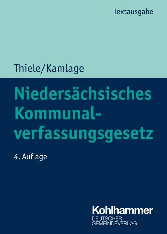 Cover-Bild Niedersächsisches Kommunalverfassungsgesetz