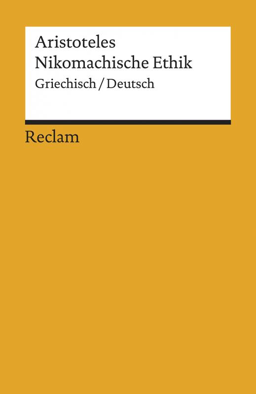 Cover-Bild Nikomachische Ethik. Griechisch/Deutsch