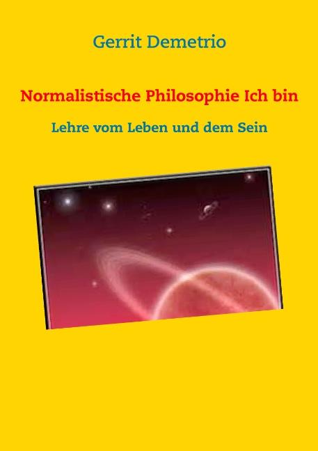 Cover-Bild Normalistische Philosophie Ich bin