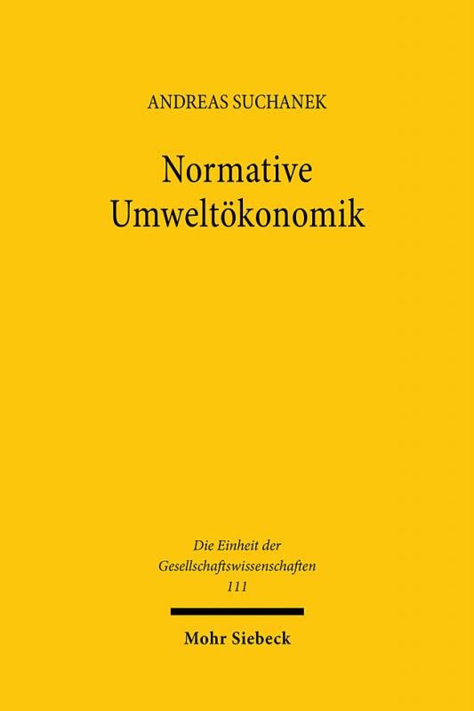 Cover-Bild Normative Umweltökonomik