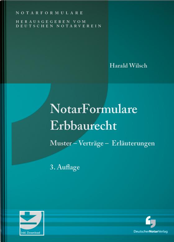 Cover-Bild NotarFormulare Erbbaurecht