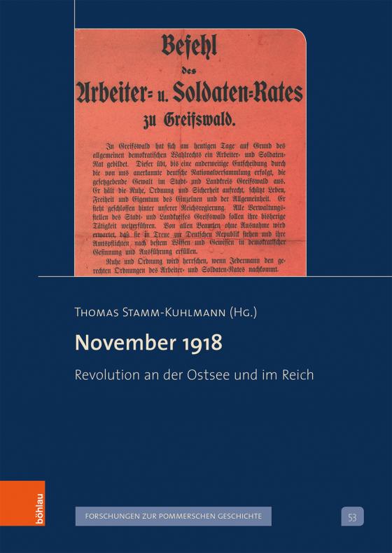 Cover-Bild November 1918