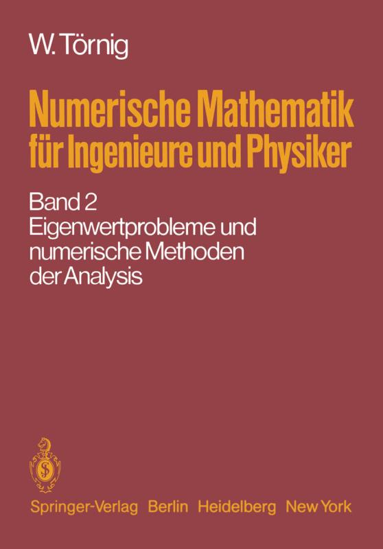 Cover-Bild Numerische Mathematik für Ingenieure und Physiker