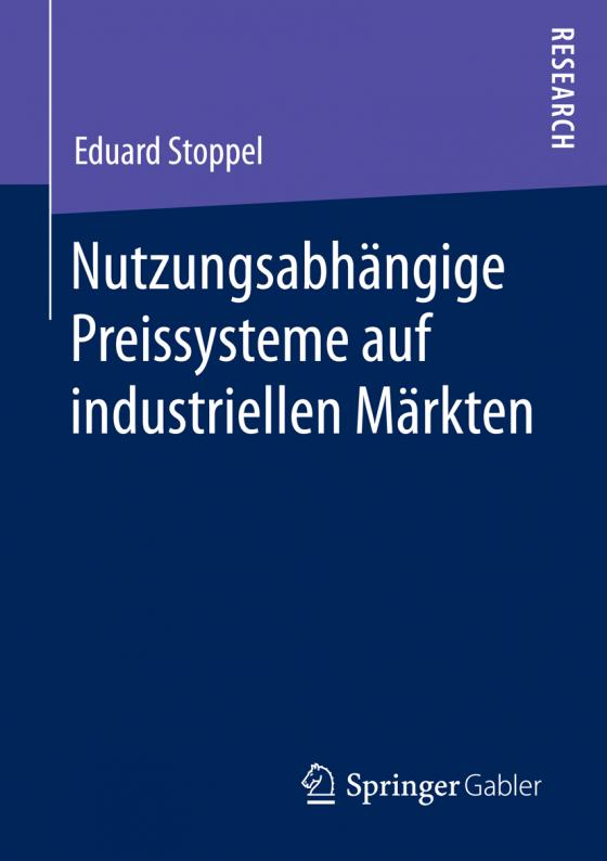 Cover-Bild Nutzungsabhängige Preissysteme auf industriellen Märkten