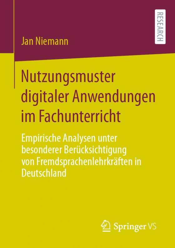 Cover-Bild Nutzungsmuster digitaler Anwendungen im Fachunterricht