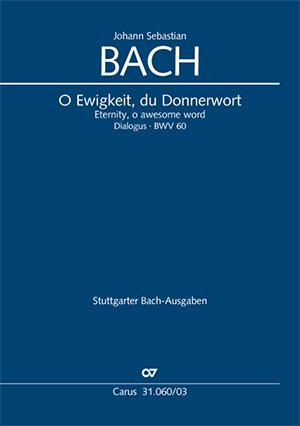 Cover-Bild O Ewigkeit, du Donnerwort (Klavierauszug)