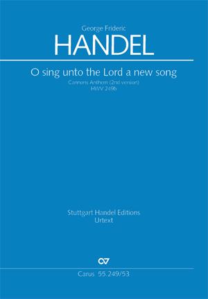 Cover-Bild O sing unto the Lord a new song (Klavierauszug)