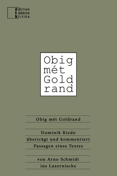 Cover-Bild Obig mét Goldrand