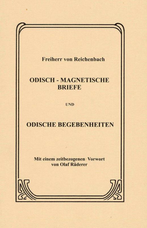 Cover-Bild Odisch-magnetische Briefe /Odische Begebenheiten