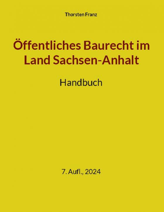 Cover-Bild Öffentliches Baurecht im Land Sachsen-Anhalt