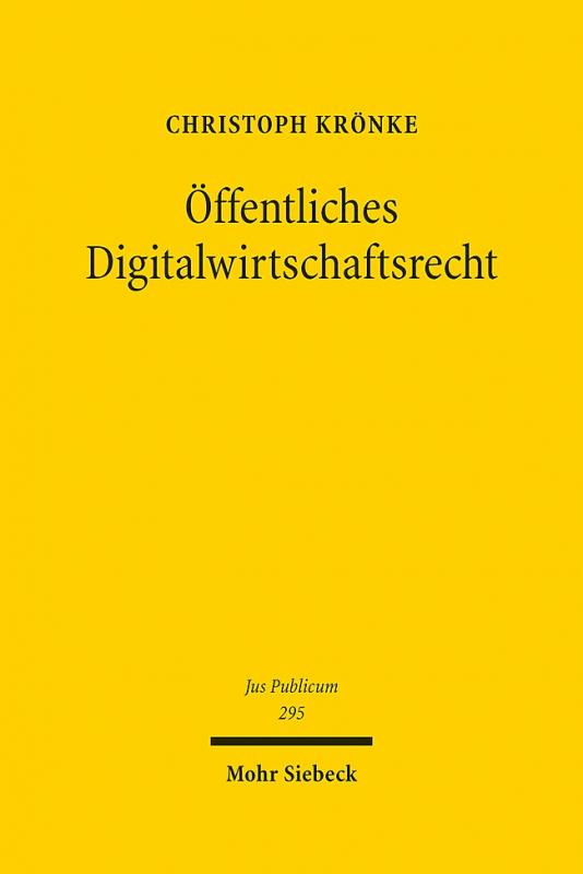 Cover-Bild Öffentliches Digitalwirtschaftsrecht