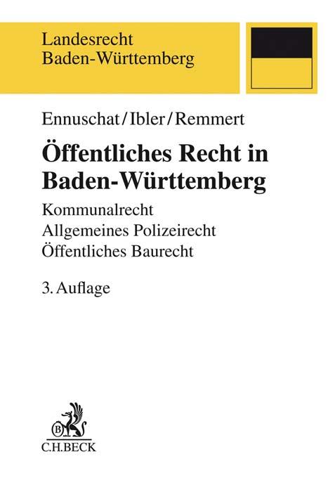 Cover-Bild Öffentliches Recht in Baden-Württemberg