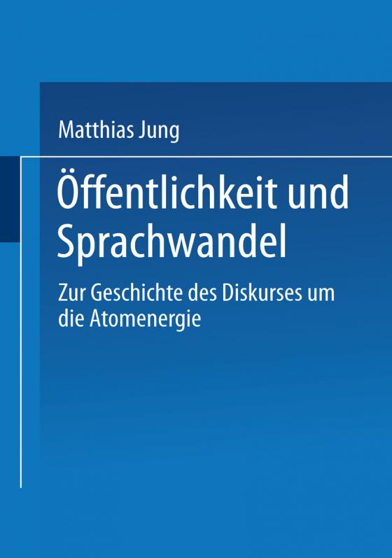 Cover-Bild Öffentlichkeit und Sprachwandel