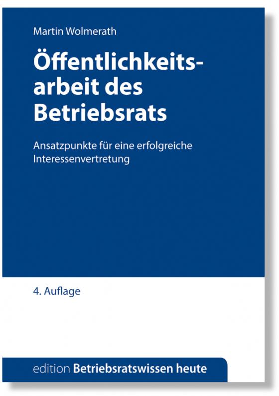 Cover-Bild Öffentlichkeitsarbeit des Betriebsrats