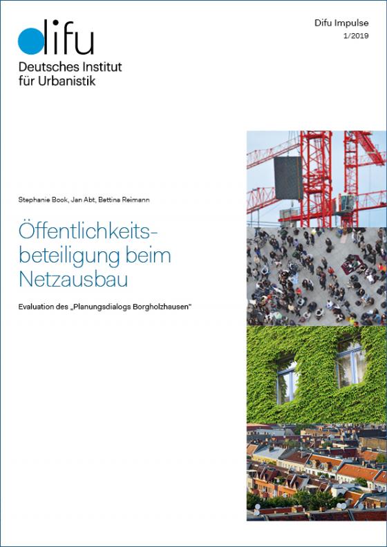 Cover-Bild Öffentlichkeitsbeteiligung beim Netzausbau