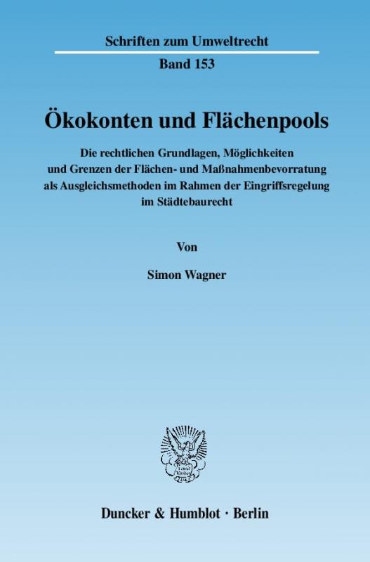 Cover-Bild Ökokonten und Flächenpools.