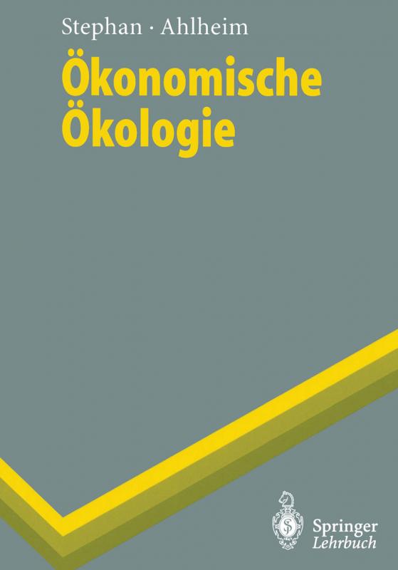 Cover-Bild Ökonomische Ökologie