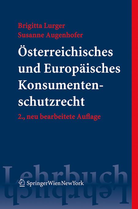 Cover-Bild Österreichisches und Europäisches Konsumentenschutzrecht