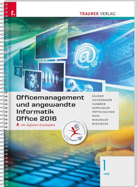 Cover-Bild Officemanagement und angewandte Informatik 1 HAS Office 2016 inkl. digitalem Zusatzpaket