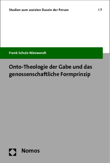Cover-Bild Onto-Theologie der Gabe und das genossenschaftliche Formprinzip