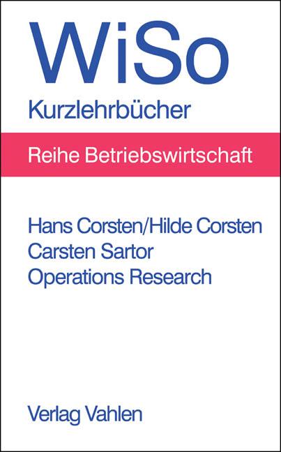 Cover-Bild Operations Research