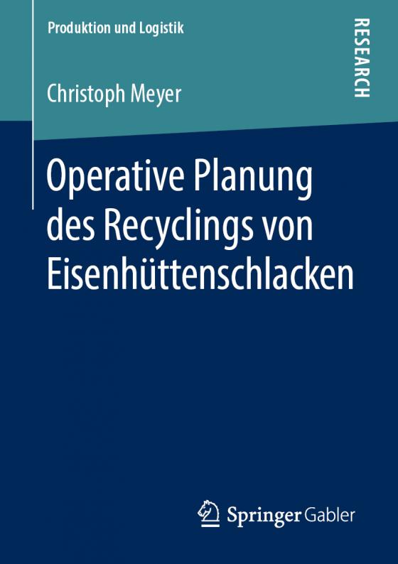 Cover-Bild Operative Planung des Recyclings von Eisenhüttenschlacken
