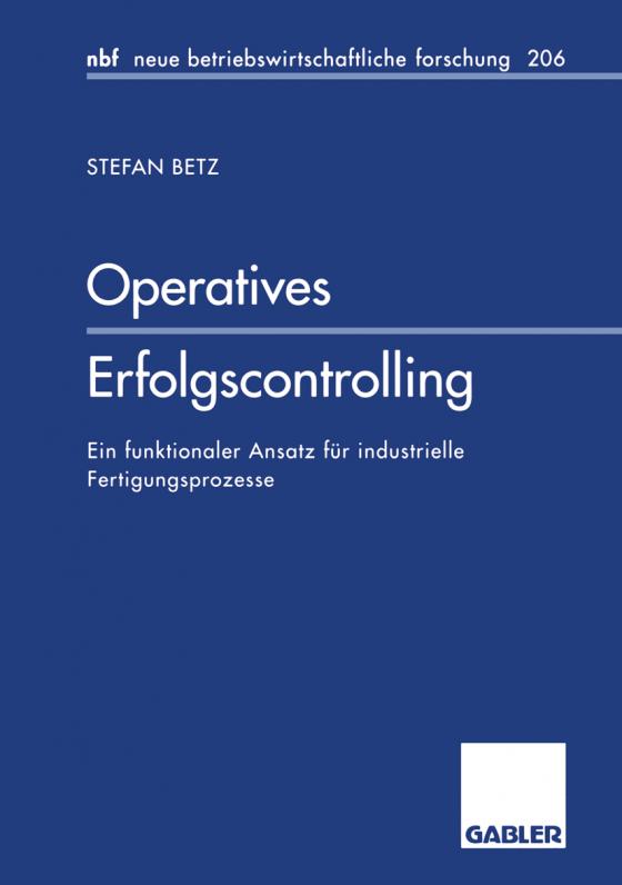 Cover-Bild Operatives Erfolgscontrolling