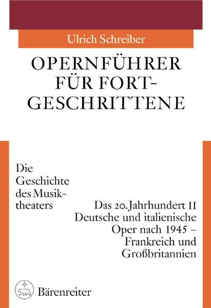 Cover-Bild Opernführer für Fortgeschrittene / Opernführer für Fortgeschrittene