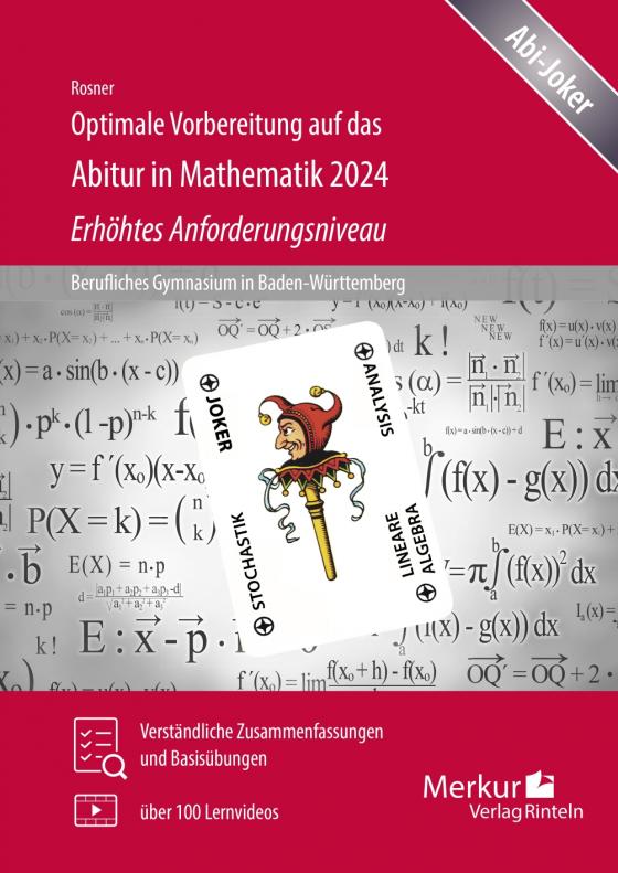 Cover-Bild Optimale Vorbereitung auf das Abitur in Mathematik 2024 - Erhöhtes Anforderungsniveau