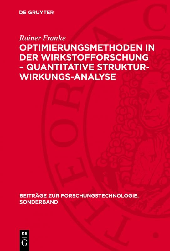 Cover-Bild Optimierungsmethoden in der Wirkstofforschung – Quantitative Struktur-Wirkungs-Analyse