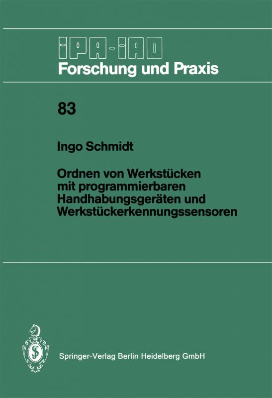 Cover-Bild Ordnen von Werkstücken mit programmierbaren Handhabungsgeräten und Werkstückerkennungssensoren