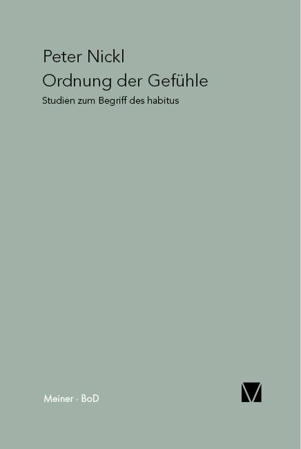 Cover-Bild Ordnung der Gefühle