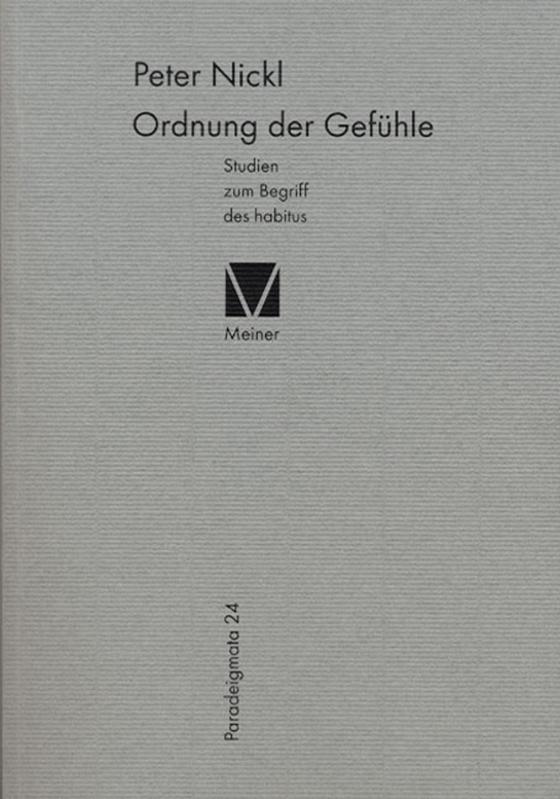 Cover-Bild Ordnung der Gefühle