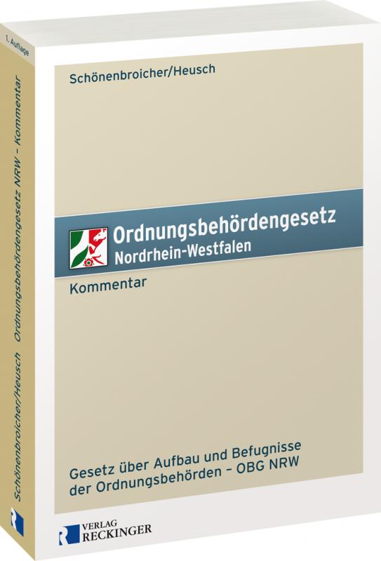 Cover-Bild Ordnungsbehördengesetz Nordrhein-Westfalen – Kommentar