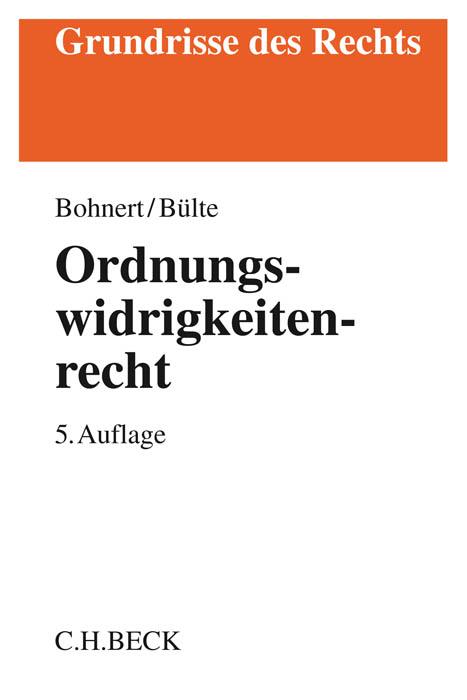 Cover-Bild Ordnungswidrigkeitenrecht