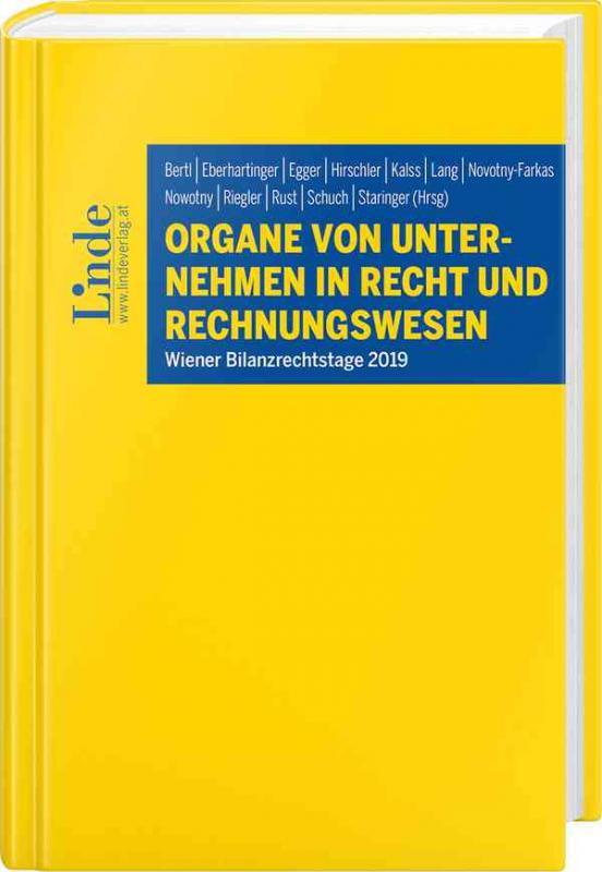 Cover-Bild Organe von Unternehmen in Recht und Rechnungswesen