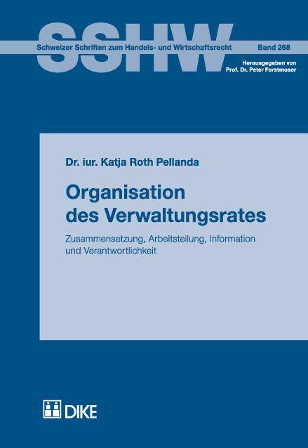 Cover-Bild Organisation des Verwaltungsrates