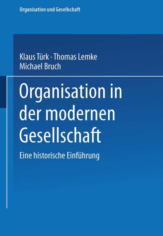 Cover-Bild Organisation in der modernen Gesellschaft