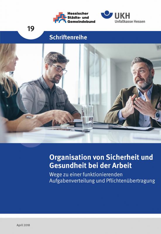 Cover-Bild Organisation von Sicherheit und Gesundheit bei der Arbeit