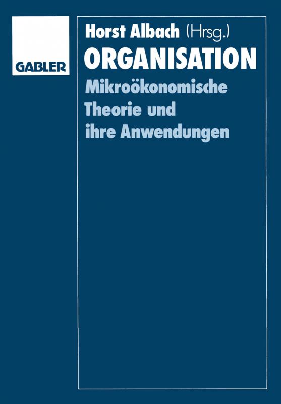 Cover-Bild Organisation