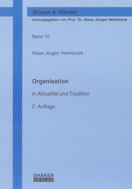 Cover-Bild Organisation