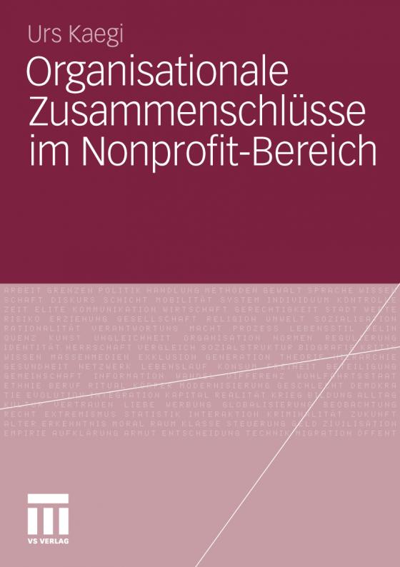 Cover-Bild Organisationale Zusammenschlüsse im Nonprofit-Bereich